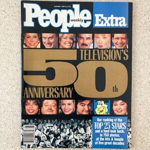 TELEVISION'S 50th ANNIVERSARY People Magazine - 1988 No Address - Farrah Fawcet